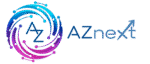aznext logo grande colorida transparente